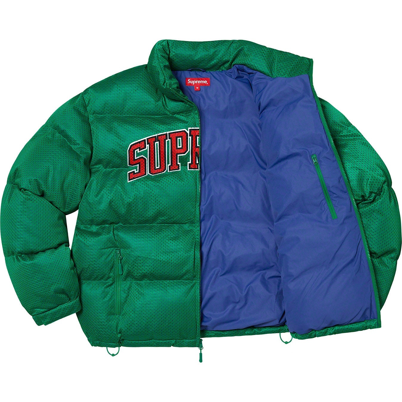 Mesh Jersey Puffer Jacket view 6